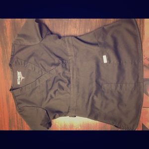 Greys Anatomy black scrub top